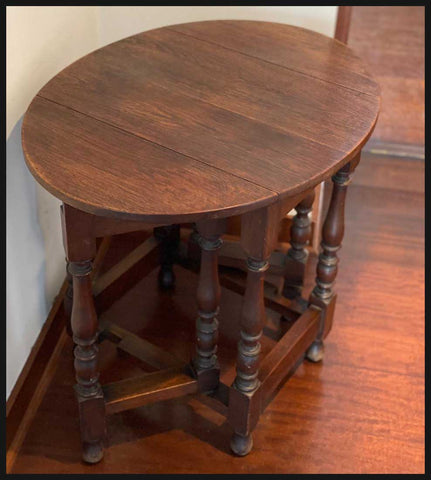 I.1964 MESITA INGLESA CUBIERTA ABATIBLE