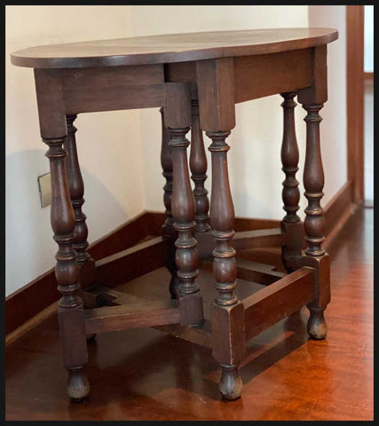 I.1964 MESITA INGLESA CUBIERTA ABATIBLE