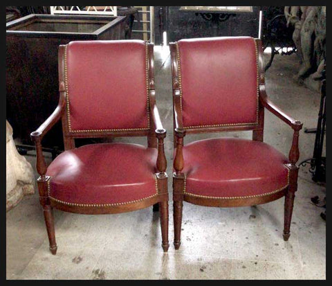 I.1968 PAR DE SILLONES ROJOS