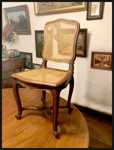 I.1969 8 SILLAS DE ROBLE AMERICANO Y JUNCO