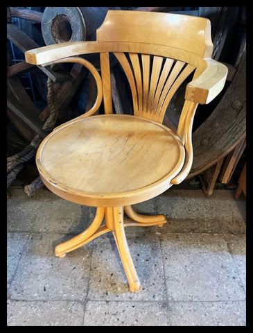 I.4173 SILLA VIENA DE ESCRITORIO DE MADERA