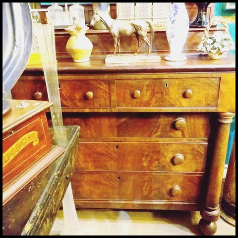 I.1944 CÓMODA PALMA DE CAOBA