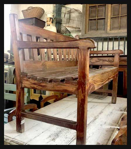 I.1443 BANCA RÚSTICA DE MADERA