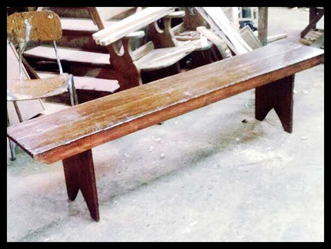 I.1961 BANCAS DE MADERA A PEDIDO