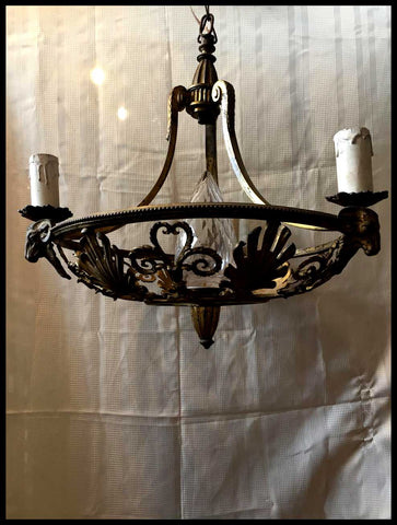 II.2507	LÁMPARA DE BRONCE DE CIELO