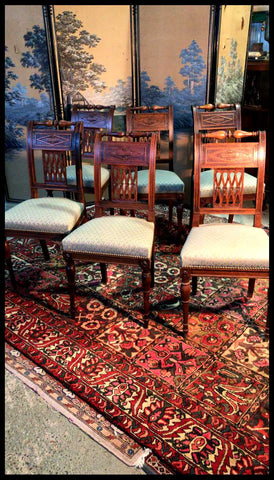 I.1983	JUEGO DE 6 SILLAS ROBLE FRANCÉS