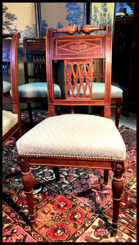 I.1983	JUEGO DE 6 SILLAS ROBLE FRANCÉS