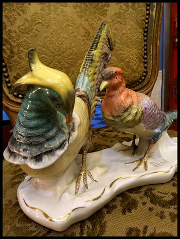 II.2545	PAR DE FAISANES BAVARIA