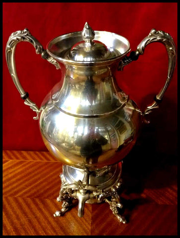 II.2561	SAMOVAR ANTIGUO PLAQUÉ