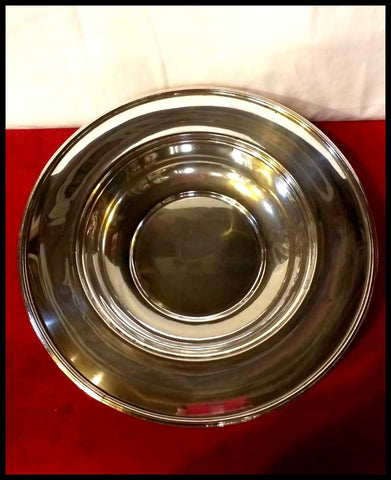 II.2581  BANDEJA DE PLAQUÉ REDONDA