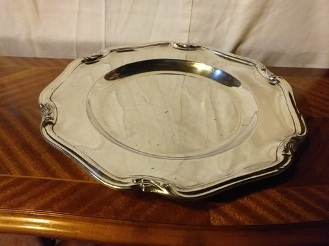 II.2587	PLATO PLAQUÉ ANTIGUO