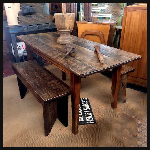 I.1457 COMEDOR RÚSTICO CON MADERAS RECICLADAS