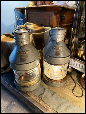 II.3697 LINTERNAS ANTIGUAS REFACCIONADAS