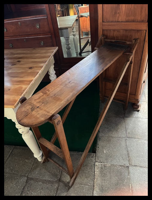 Tabla de planchar de madera antigua Plegable Mesa de madera