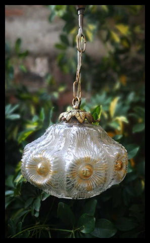 II.2623	LÁMPARA COLGANTE VIDRIO