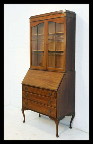 I.2067 BUREAU INGLÉS DE CAOBA