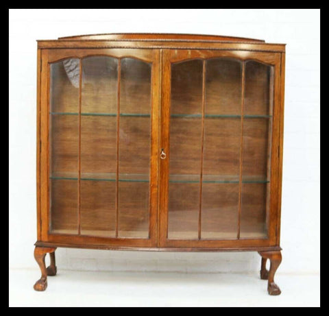 I.2070 VITRINA VIDRIADA DE ROBLE