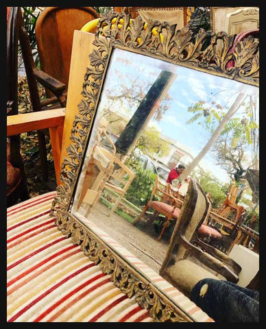 II.2136 ESPEJO MARCO DE BRONCE