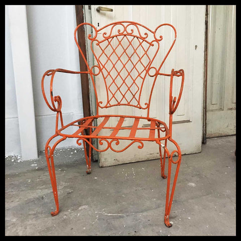 I.2093 JUEGO DE TERRAZA NARANJO