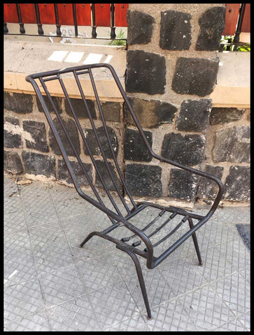 I.2104  PAR DE SILLAS DE FIERRO TUBULAR
