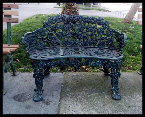 I.2106 BANCA DE ALUMINIO FUNDIDO