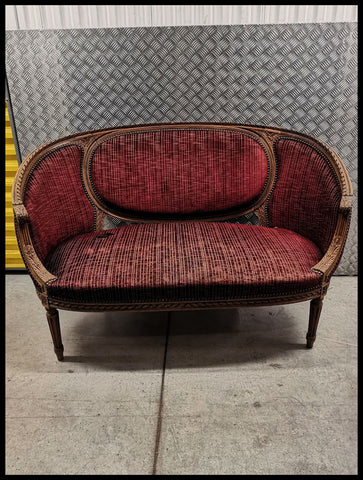 I.3806 JUEGO DE SOFÁ Y SILLAS LUIS XVI