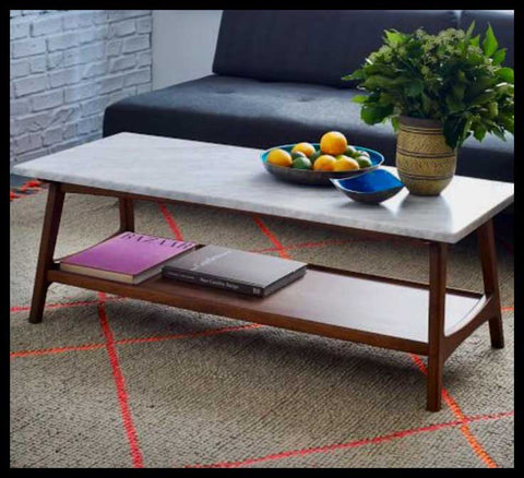 I.2133 MESA DE CENTRO DE MÁRMOL A PEDIDO