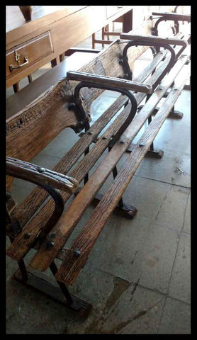 I.819 BANCA RÚSTICA PARA CUATRO