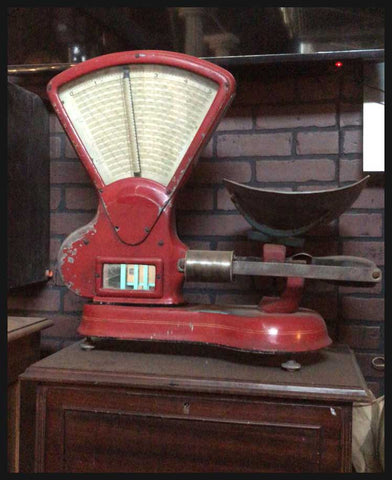 II.2300 PESA DE ABANICO ROJA