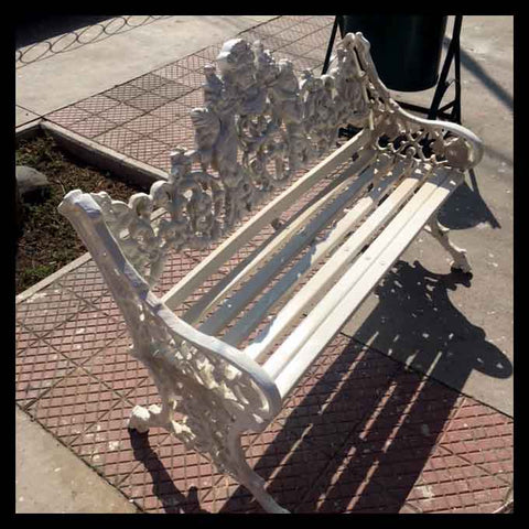 I.887 BANCA DE ALUMINIO FUNDIDO