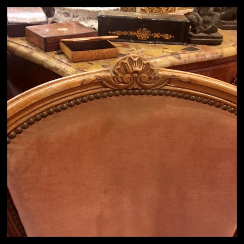 I.889 PAR DE SILLAS CON TAPIZ ORIGINAL