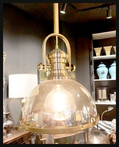 II.2179 LÁMPARA DE BRONCE COLGANTE