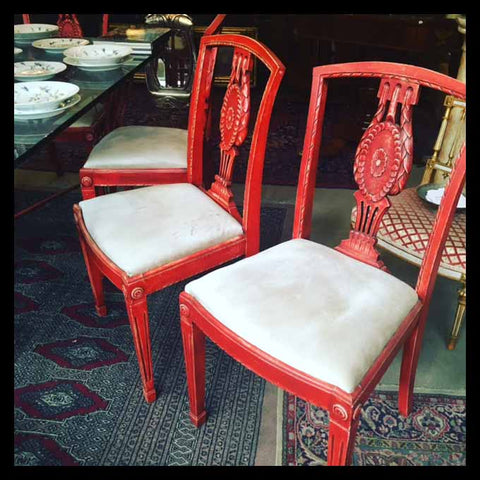 I.893 SILLAS DE NOGAL ITALIANAS