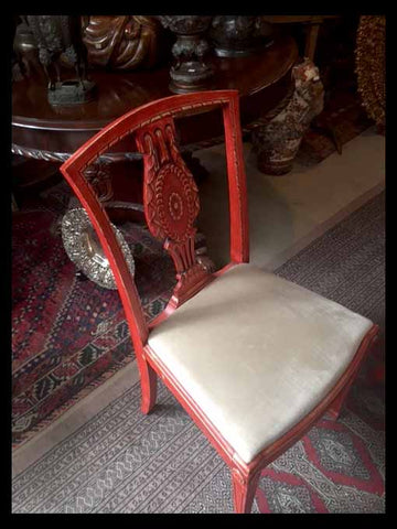 I.893 SILLAS DE NOGAL ITALIANAS