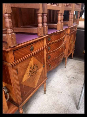 I.895 ARRIMO LARGO CON MARQUETERÍA