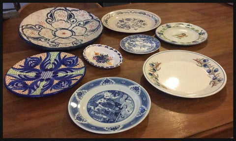 II.2115 COLECCIÓN DE PLATOS AZULES