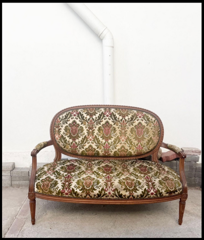 I.3761 SOFÁ Y SILLONES DEL JUEGO CON TAPIZ ORIGINAL