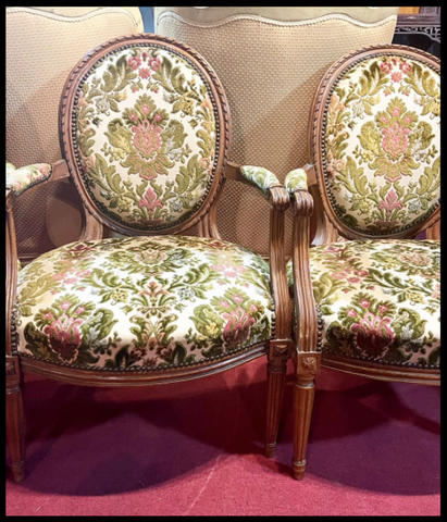 I.3761 SOFÁ Y SILLONES DEL JUEGO CON TAPIZ ORIGINAL