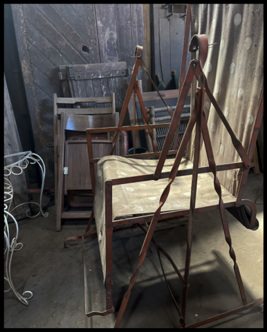 I.3769 BALANCIN DE FIERRO RECLINABLE COMO CAMA