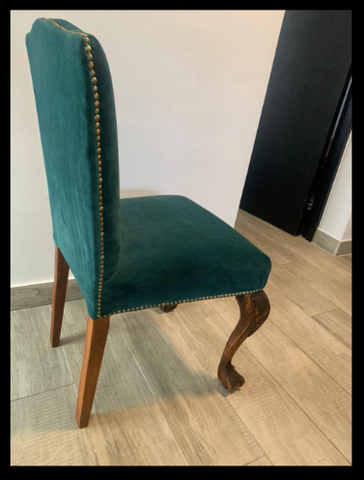 I.4010 TRÍO DE SILLAS TAPIZADAS