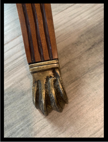 I.4012 MESA OVALADA DOBLE PATA