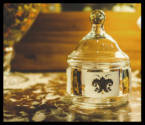 II.615 DULCERA DE VIDRIO