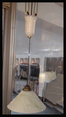 II.1054 LÁMPARA COLGANTE CON CONTRAPESO