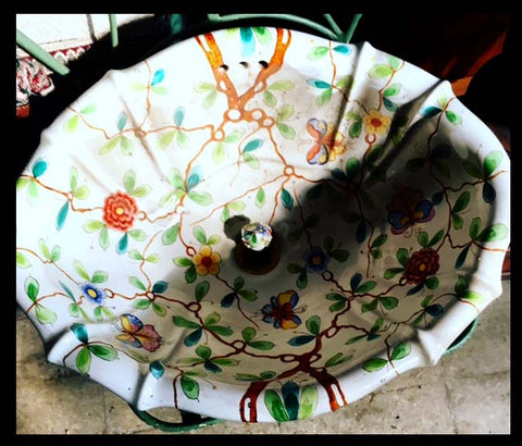 II.722 VANITORIO PINTADO A MANO