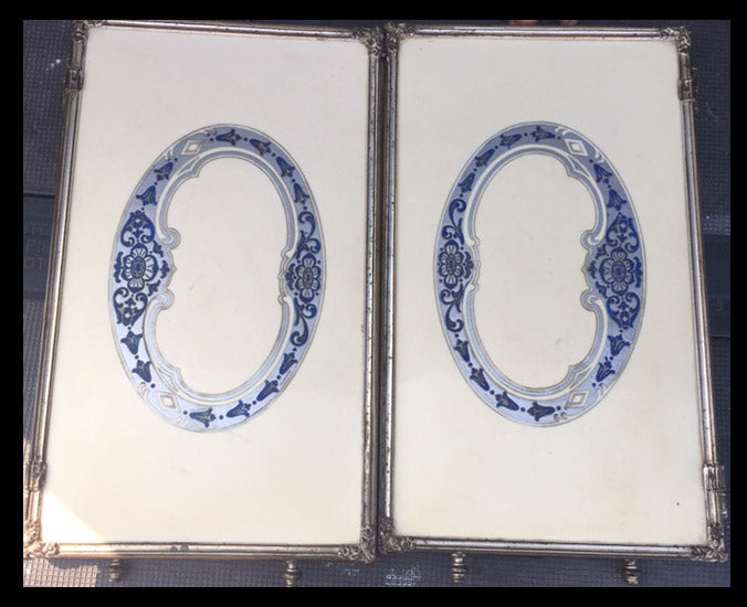 II.731 ESPEJO TRÍPTICO DE VIAJE