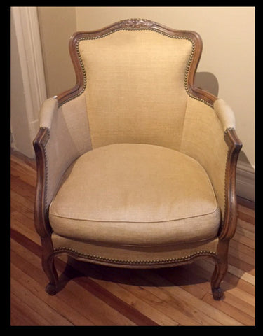 I.336 BUTACA FRANCESA TAPIZADA