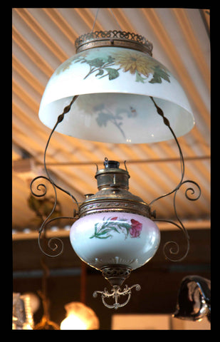 II.100 LÁMPARA COLGANTE FLORES