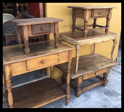 I.484 MESAS RÚSTICAS DE DISTINTOS TAMAÑOS