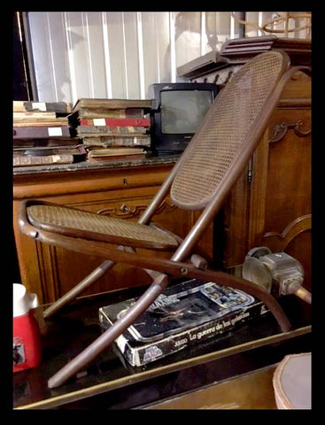 I.488 SILLA PLEGABLE DE JUNCO Y HAYA