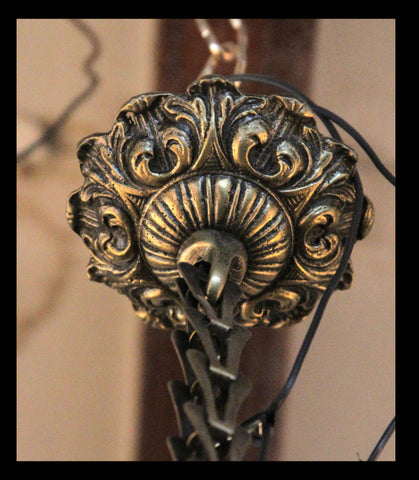 II.2 LÁMPARA COLGANTE DE OPALINA TURQUESA